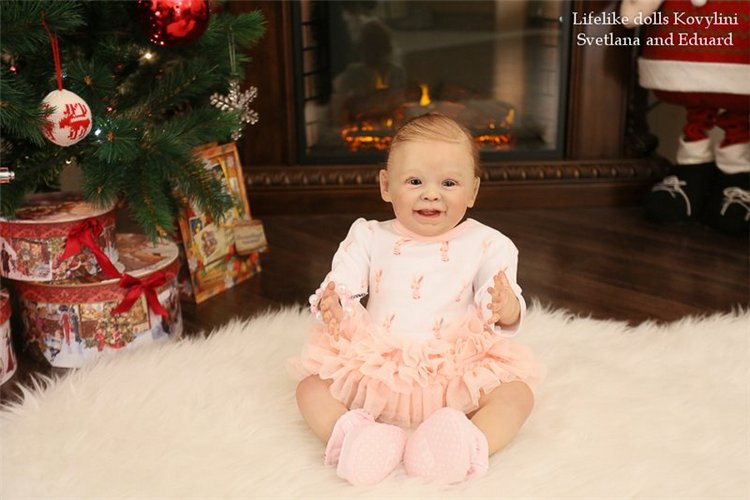 На щечке родинка, а в глазах любовь! Варенька - кукла реборн Ковылиных Светланы и Эдуарда