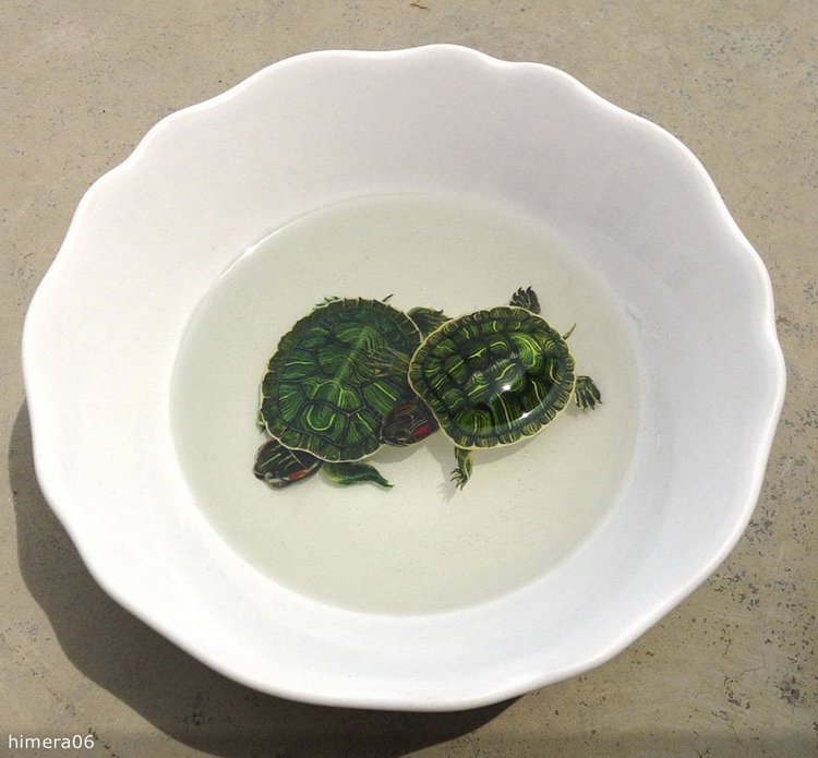 Живопись акрилом и лаком от Кенга Лая (Keng Lye)