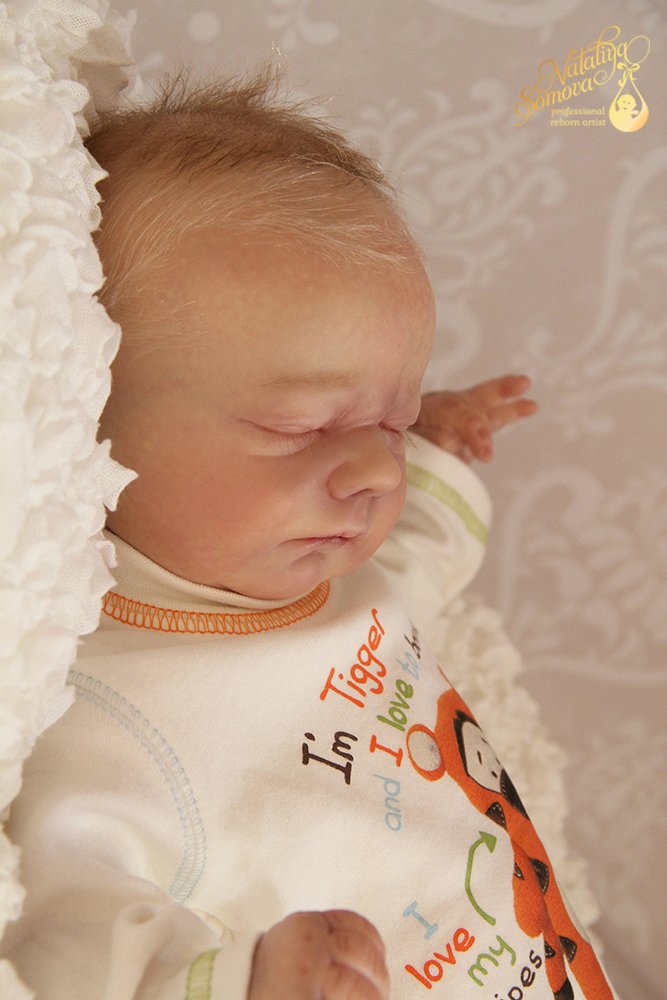 Макарик в роли Тигрули. Кукла реборн Наталии Сомовой