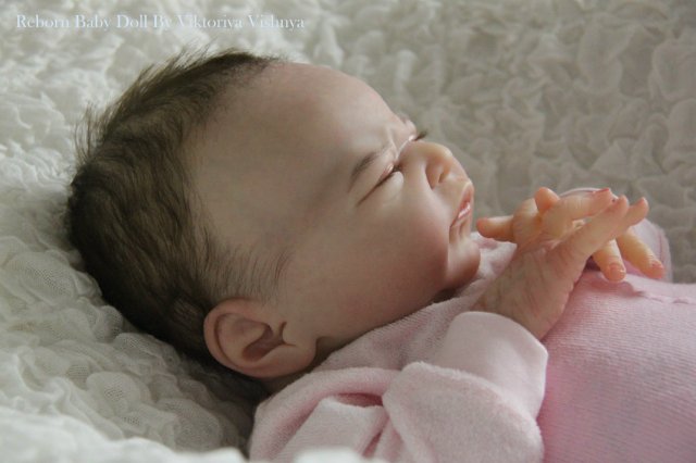 Наконец... представляю вам мою куколку... Реборн Виктории Вишни