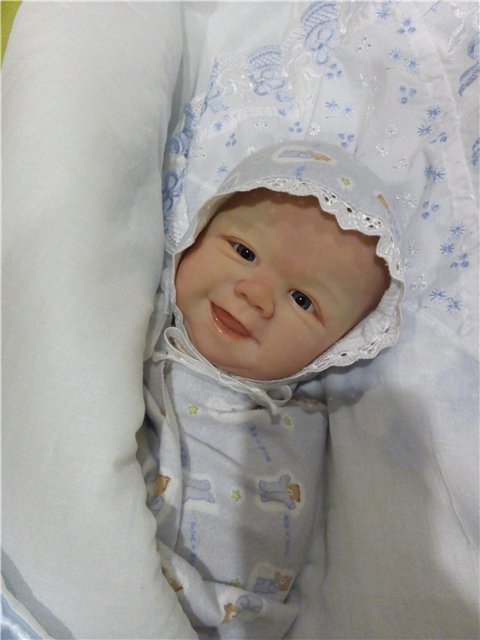 Кукла реборн Улыбашка от Фабера