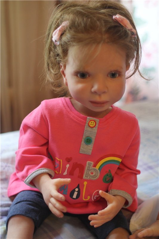 Я дождалась. Приехала моя кукла реборн Фелиция