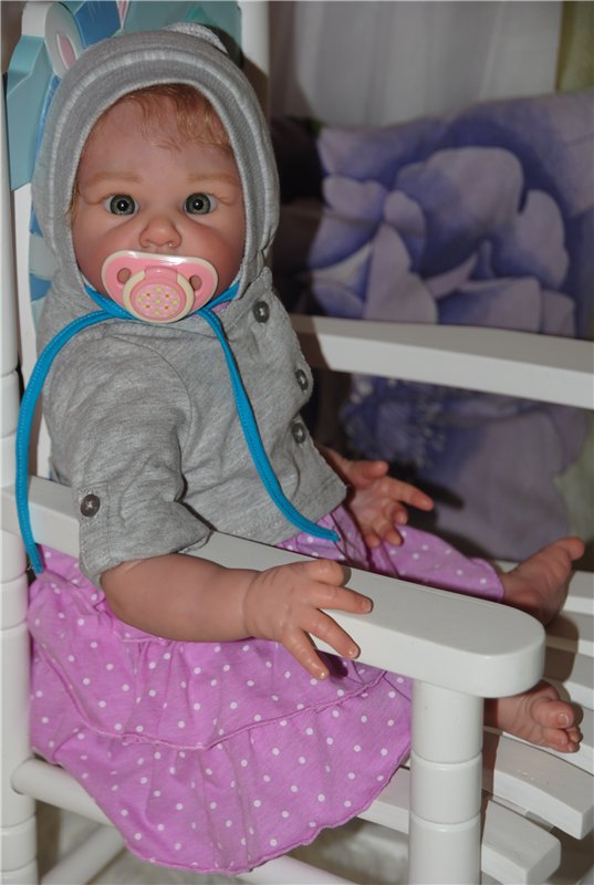 Аленка - куколка реборн из молда Lisa (фото 6)