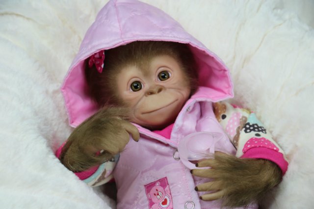 Мартышка - малышка... Куколка реборн Виктории Вишни