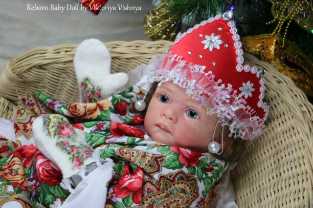 Настенька из сказки Морозко! Куколка реборн Виктории Вишни