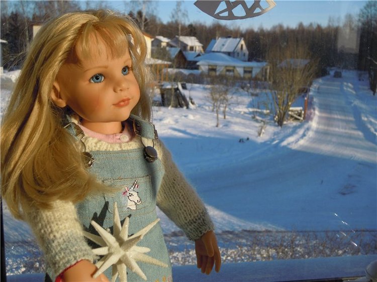 Зимний привет от кукол gotz, которые, живут в Литве (фото 7)