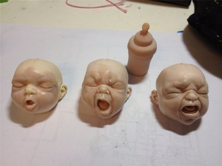 Faceplate. Работа над авторской куклой кипит