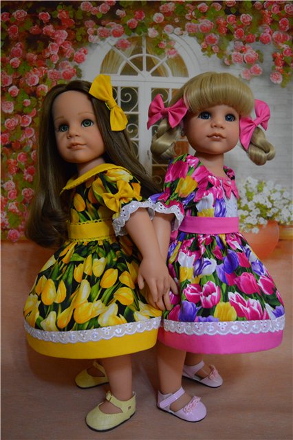 Весенние цветы для девочек Готц (фото 2)