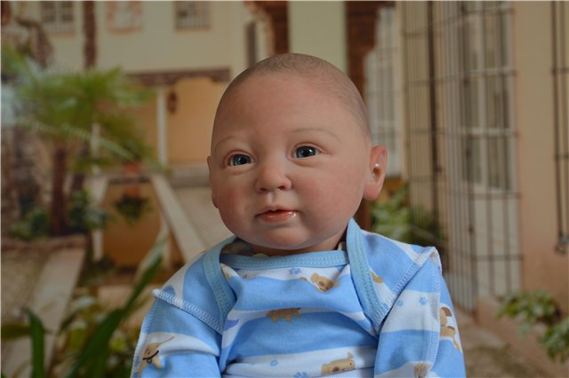 Малыш реборн с ямочкой — Куклы Реборн (Reborn): работы мастеров