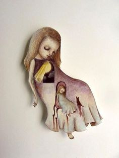 Удивительные бумажные куклы японской художницы Maki Hino