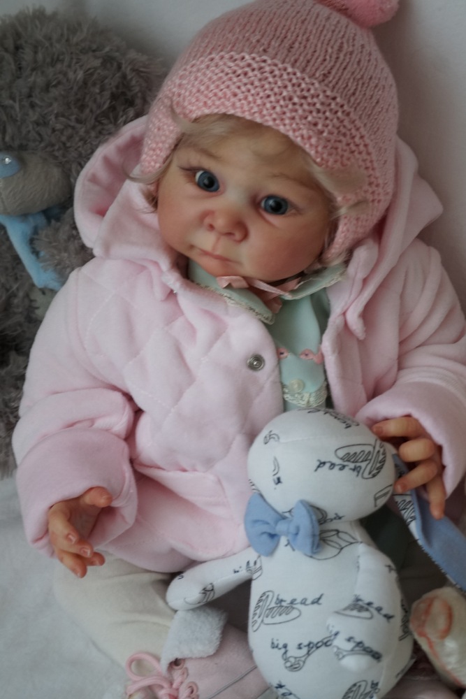 Лизонька. Маленькая шалунья. Кукла реборн Наталии Коноваловой