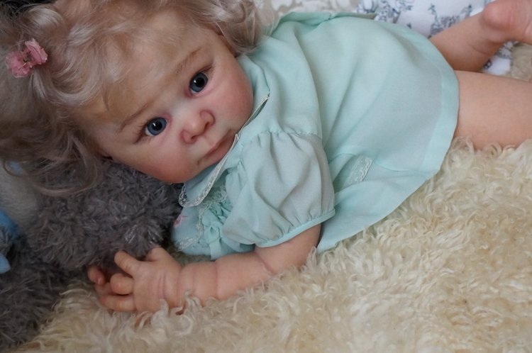 Лизонька. Маленькая шалунья. Кукла реборн Наталии Коноваловой (фото 9)