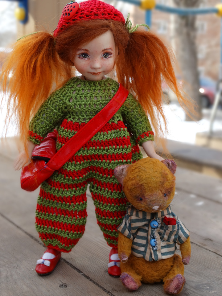 Обновлённые малышки. ООАК фарфоровых куколок Дианы Эффнер (фото 10)