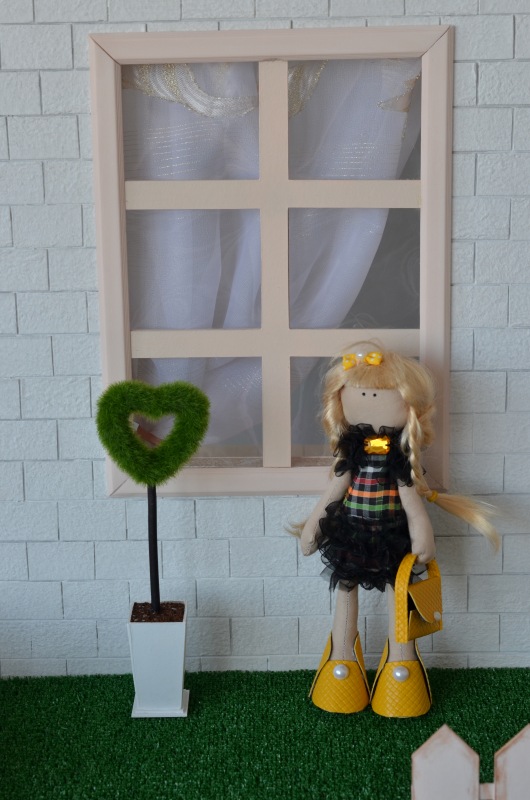 Большой румбокс с аксессуарами (фотозона 7в1) для кукол от 25 см