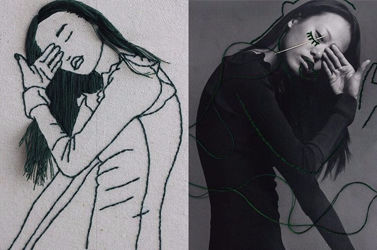 Художница и модель Шина Лиам