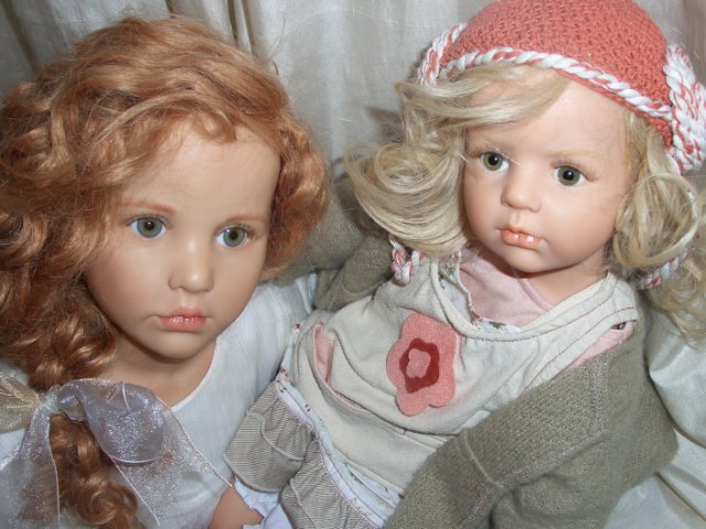 Коллекционные куклы Хильдегард Гюнцель - Ребекка и Фрауке