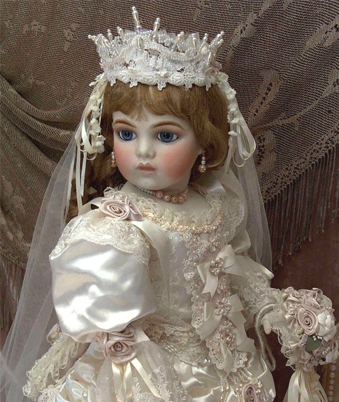 Новый репликант BRU - фарфоровая кукла Lillian Rose 20" от Леон Казимир Брю