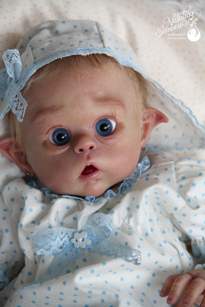 Эльфик Герда. Кукла реборн Наталии Сомовой (фото 2)