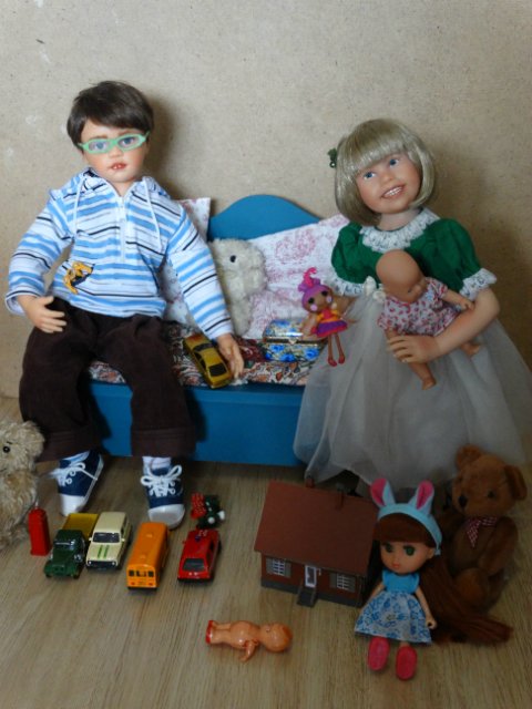 Куколки - копии моих деток