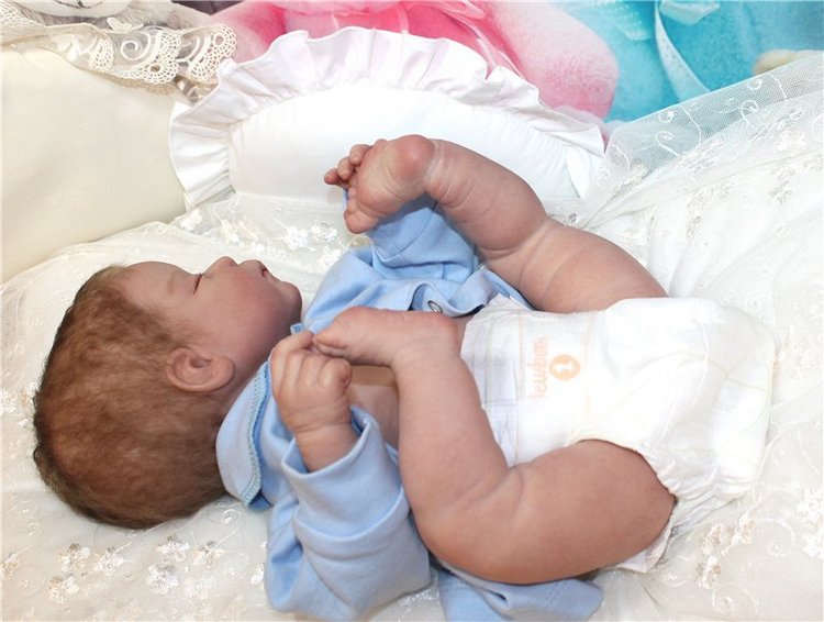 Сплюшечка Пенни. Кукла-реборн Елены Иваховой (фото 9)