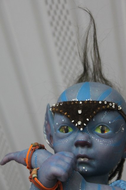 Аватарёнок Вишно (защитник) - кукла от Элины Кудрявцевой