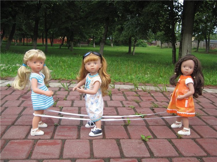 Тата, Анели и Лина! Куколки подружки Kathe Kruse | Бэйбики Тата, Анели и Лина! Куколки подружки Kathe Kruse