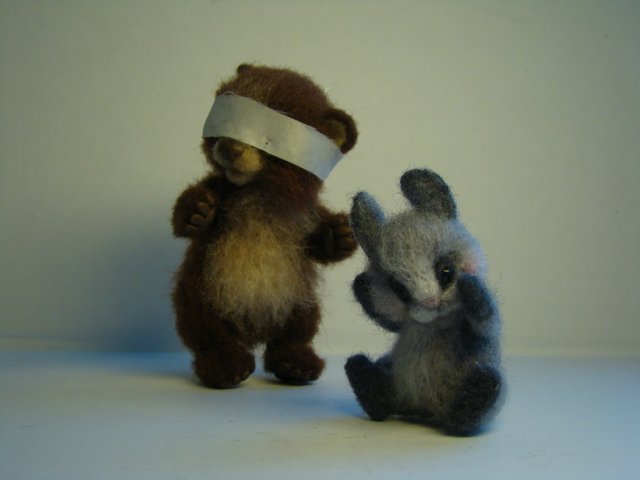 Жмурки. Валяние из шерсти