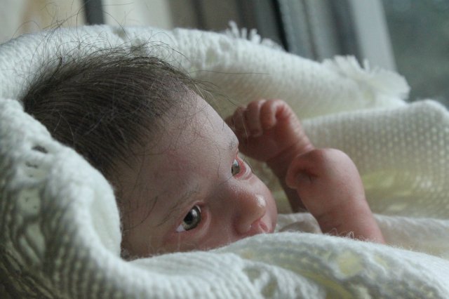 Зая, мини реборн Элины Кудрявцевой