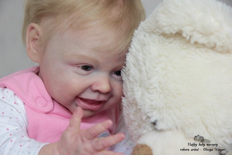 Мой солнечный лучик, моя радуга, мое счастье, моя Милена, Миленочка, Милеша. Кукла реборн Олеси Венгер (фото 2)