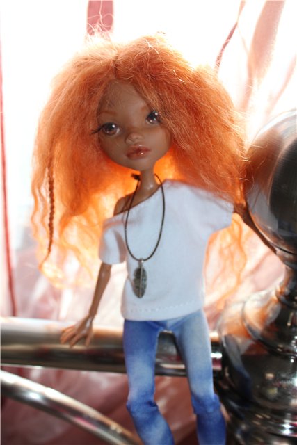 К Мальвине приехали сёстры. Ещё два ООАКа Monster high (фото 6)