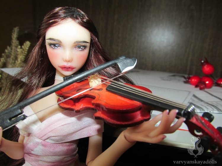 Авторская шарнирная кукла, Жасмин