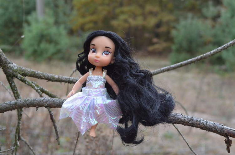 Мини дисней аниматорс Жасмин - осенняя прогулка или лесная принцесса, много фото