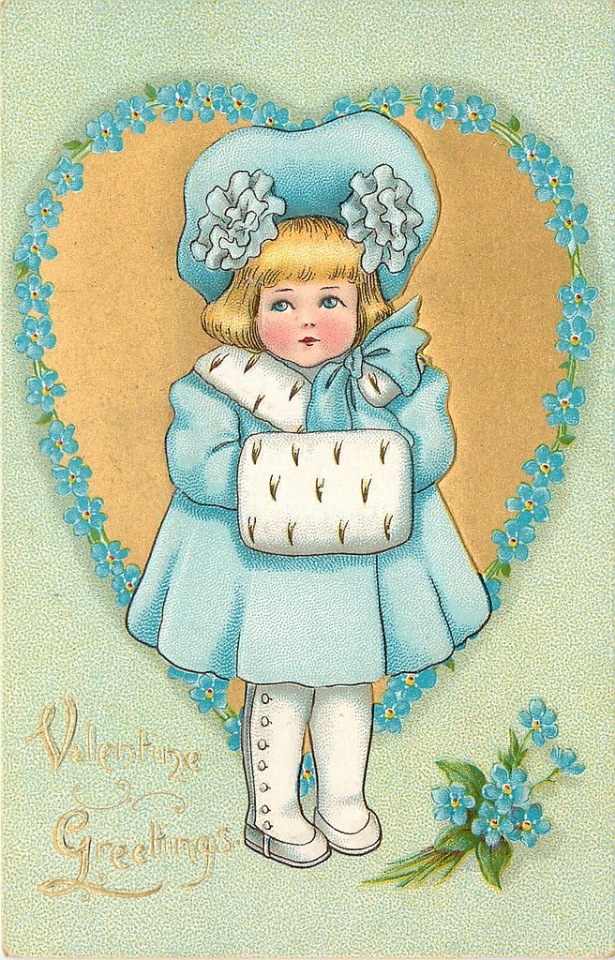 Старинные открытки с Денем Святого Валентина | Бэйбики Старинные открытки с Денем Святого Валентина