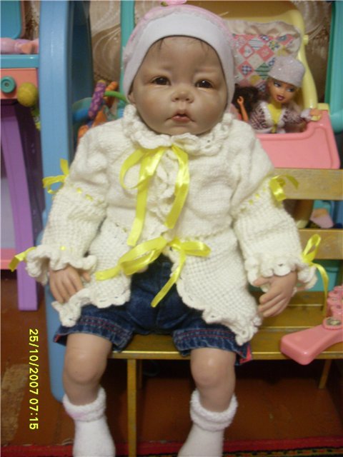 Вязанная кофточка для моей Машульки