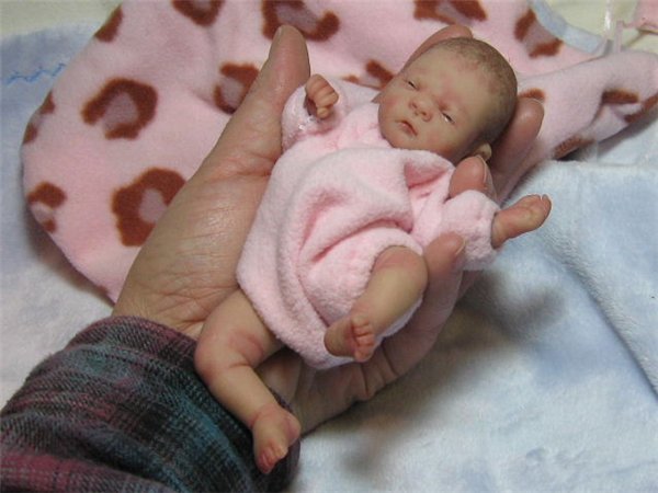 Детки - куклы OOAK — Авторские миниатюрные куклы: лепка (фото 10)