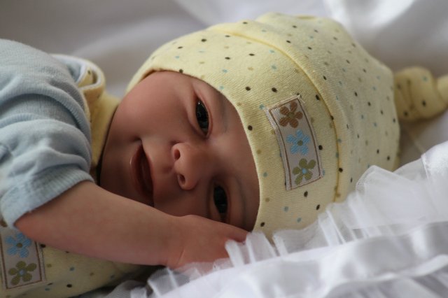 Мальчишечка Улыбашечка:)куклёныш Элины Кудрявцевой (фото 10)