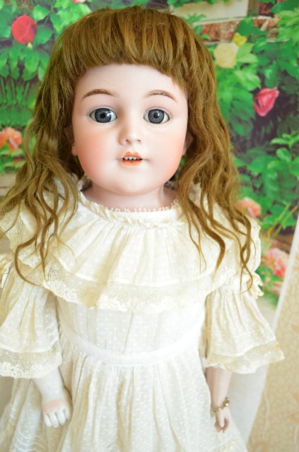 Моя "столетняя девочка" антикварная кукла