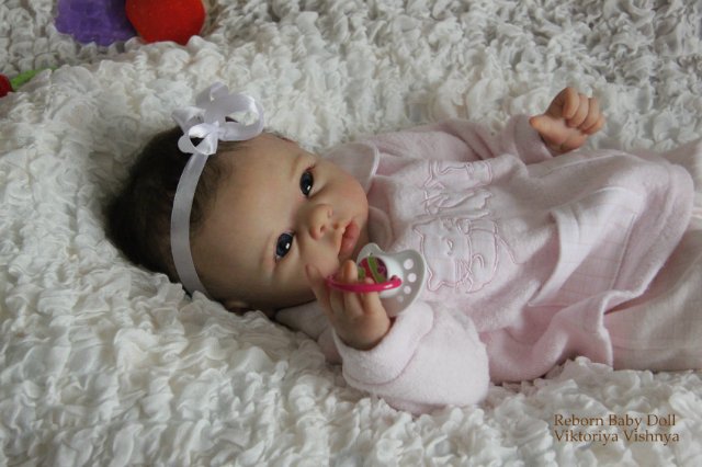 Девочка Кристочка... Куколка реборн Виктории Вишни