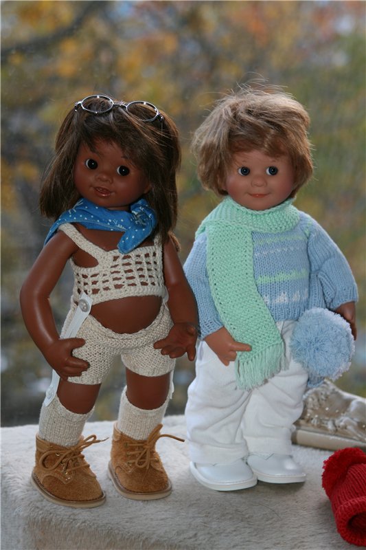 Сладкая парочка - зефирчик с шоколадом или Лука и Штрубеллина, студийные вихтелята Rosemarie Anna Muller