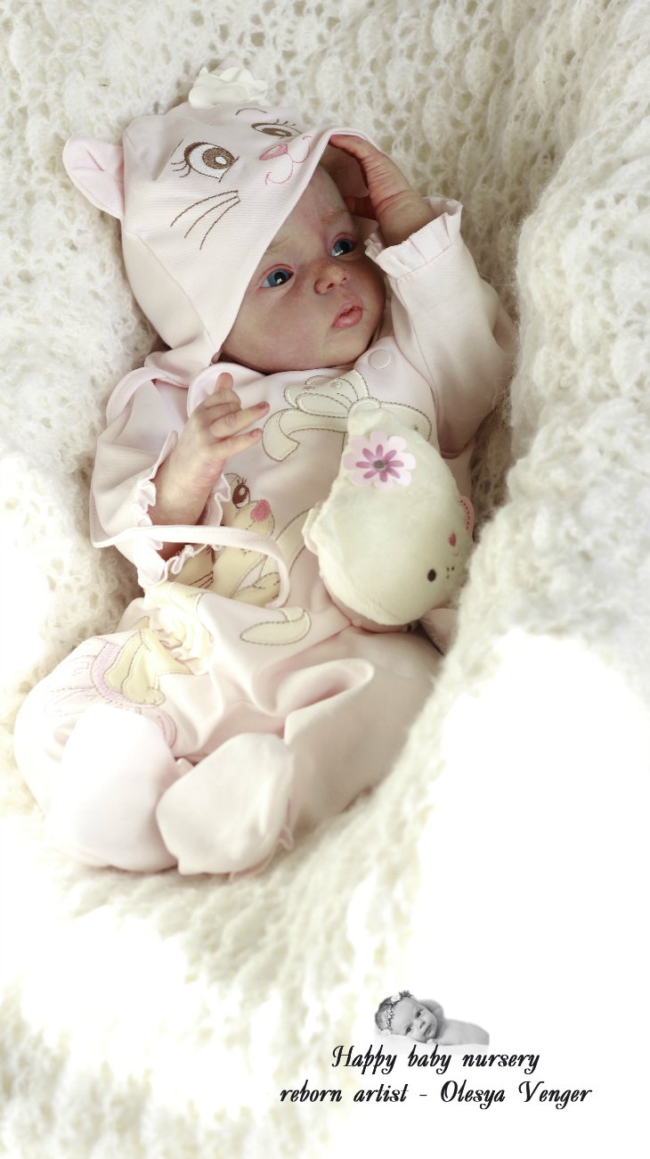 Моя милая златовласка Ева. Кукла реборн Олеси Венгер
