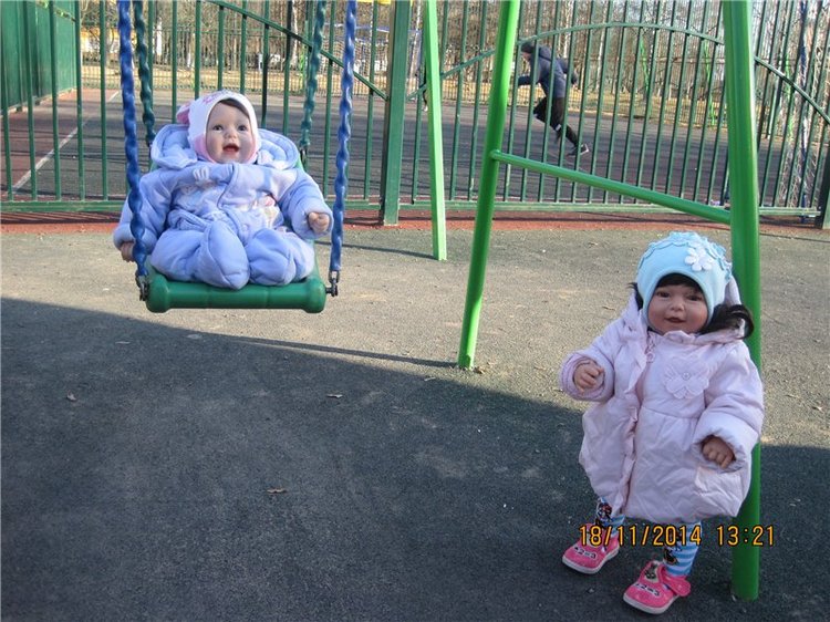 Две сестрёнки. Куклы Lee Middleton Лёля и Катюша (фото 6)