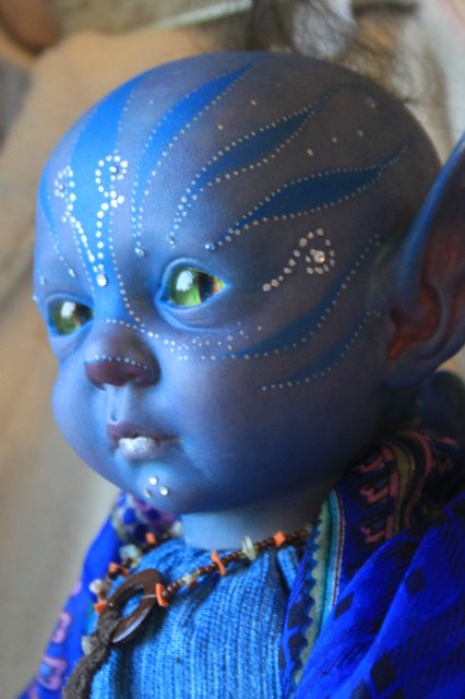 Аватарёнок Вишно (защитник) - кукла от Элины Кудрявцевой