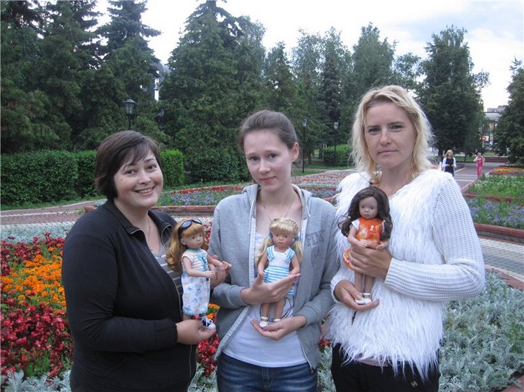 Тата, Анели и Лина! Куколки подружки Kathe Kruse