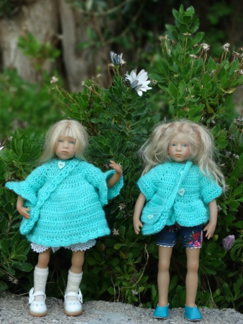 Бирюзовые зерисовки — Куклы Annette Himstedt (Аннетт Химстедт): коллекционные (фото 4)