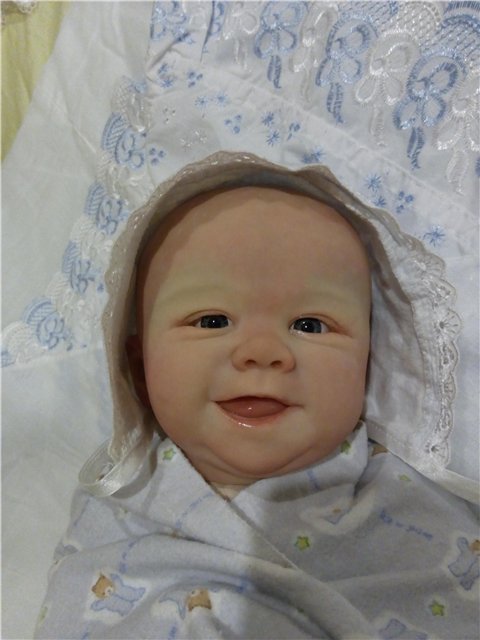 Кукла реборн Улыбашка от Фабера (фото 2)