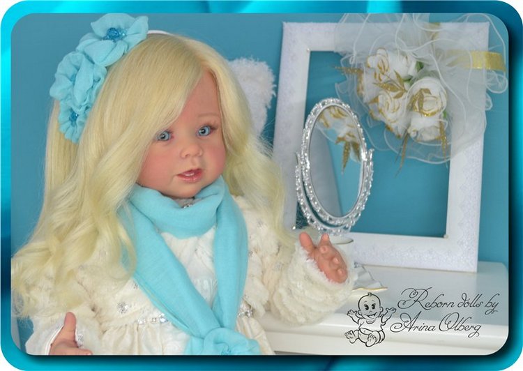 Моя бирюзовая ВАСИЛИСкА (молд Bonnie by Linda Murray)