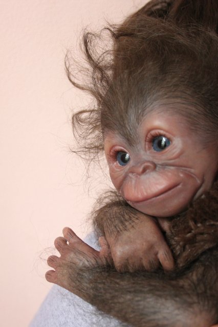 Обезьянка Bindi кукла реборн Элины Кудрявцевой