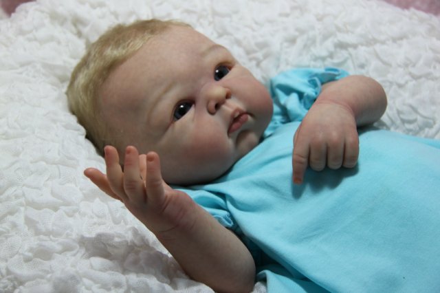 Пышка Пэрис. Куколка реборн Виктории Вишни (фото 9)