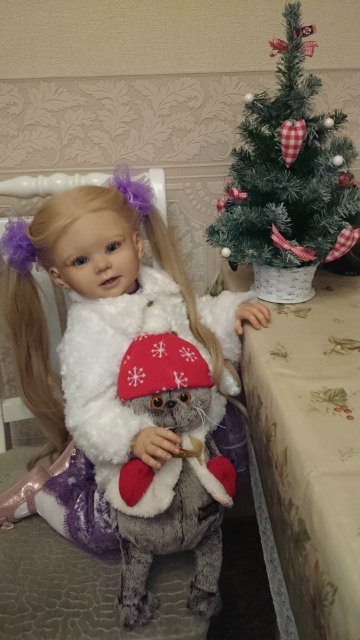 Мое солнышко - малышка Джастина из молда Бонни by Linda Murray