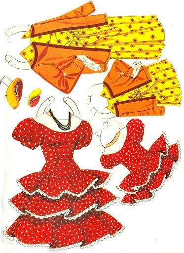 Мои любимые бумажные куклы для вырезания